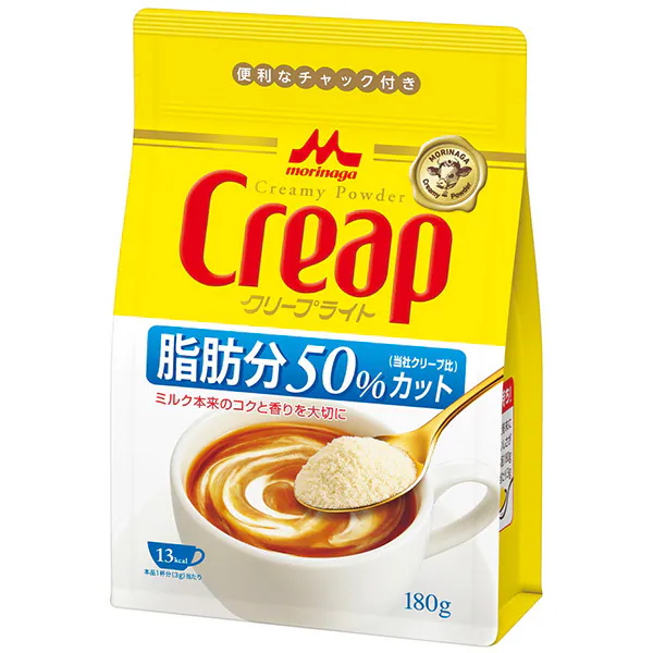 森永乳业 Creap right 低脂咖啡用奶粉 180g