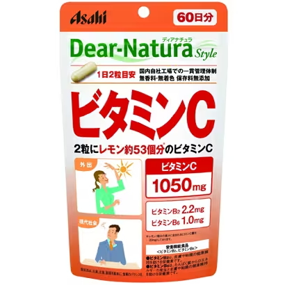 Asahi Dear-Natura Style 维生素 C 120 片（60 天量）