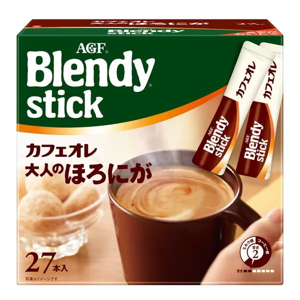 【味の素AGF】“Blendy (R)”棒袋成人微苦的咖啡欧蕾 20 袋 [速溶咖啡]
