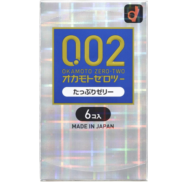 【OKAMOTO】冈本避孕套 冈本零二( 0.02)安全套 6个装